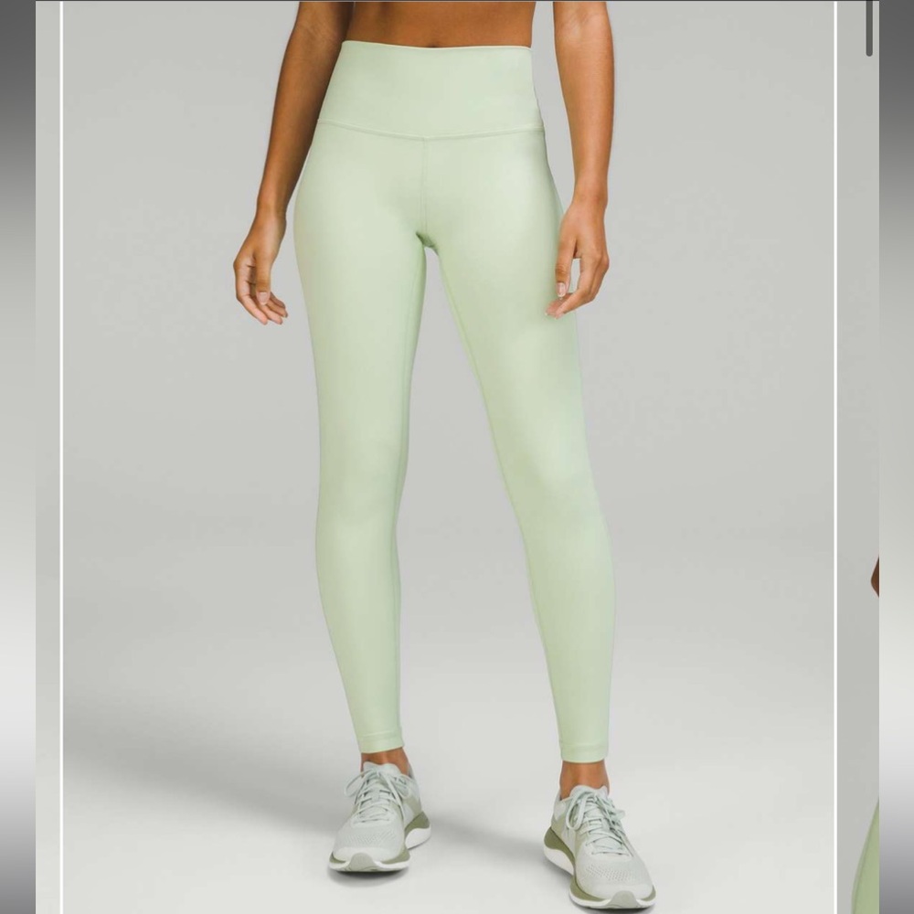 lululemon athletica Light Green Leggings